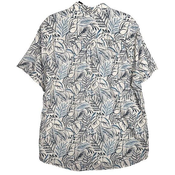 Marine Layer Shirt Mens X-Large White Floral Aloha Hawaii Beach Coastal Casual - Picture 4 of 10